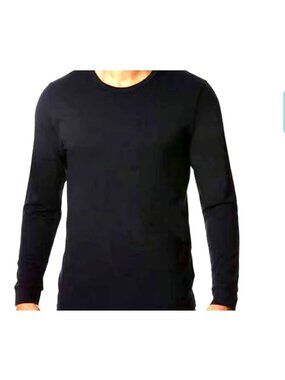 32 DEGREES - MENS BLACK LONG SLEEVE CREW NECK PULLOVER SHIRT SIZE X- LARGE